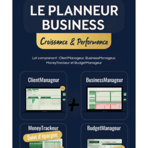 Pack 4 en 1 : Le Planneur Business : Stratégie, Croissance & Performance